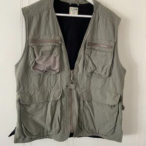 TravelSmith, Sz L, men vest, brown.